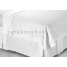 CUENTA A HILO 220 ALTA CALIDAD AL POR MAYOR BLANCO HOTEL ALGODÓN HOME FLAT BED SHEET